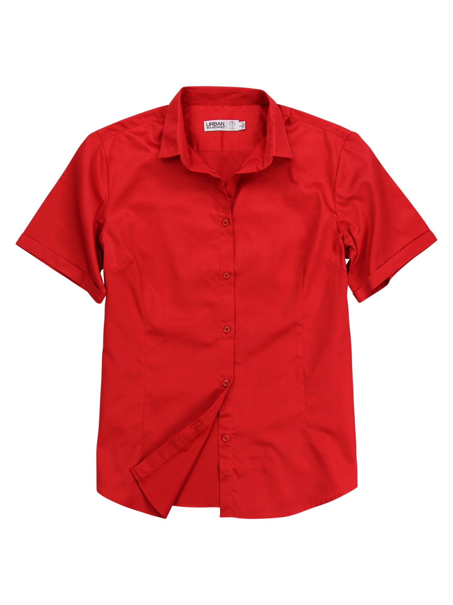 Cotton Classic Short Sleeve Shirt (Red ...